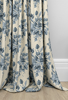 Pensford, Penn Bouquet Raffs Blue - Made to Measure Curtains
